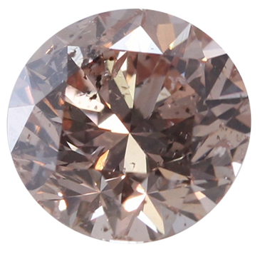 Round Cut Loose Diamond (1.03 Ct, Natural Fancy Brown Pink Color, I1 Clarity) GIA Certified